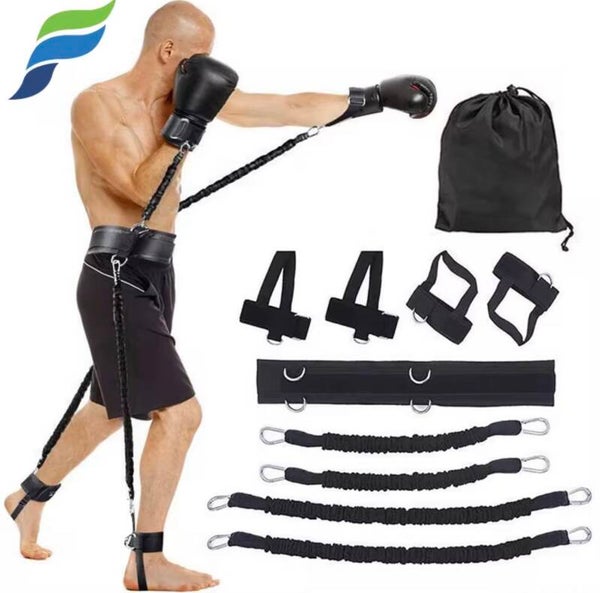 Latex Basketball Resistance Band Explosive Power Jumping Rope Strength Training Device Boxing Fighting Exercise Bands