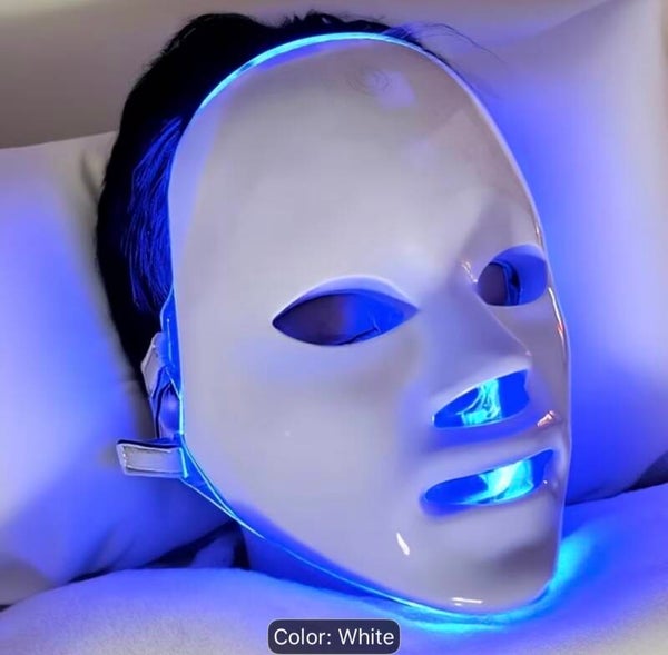 A 7-color Facial Mask Machine, Portable Facial Care Device, Home Beauty Care Tool, USB Charging, Suitable As A Gift for Wife, Mom, Aunt, Sister, Daughter