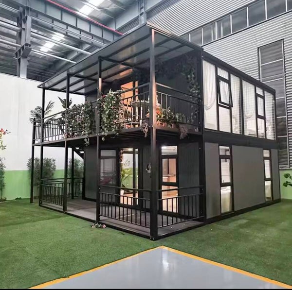 2 Story Prefab Container Cottage House With 3 Bedroom