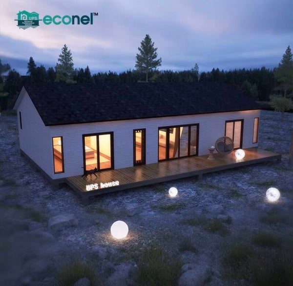High Luxury Fashionable Low Cost Small Steel Frame Prefab Cement Concrete House