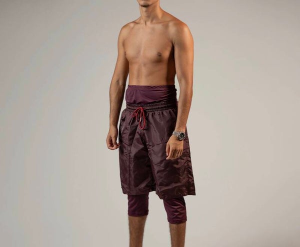 Most Popular Men’s Awrah Shorts Muslim  Mid-Knee Pants Casual Sunnah Islamic Plain Dyed Activewear Sunnah Men Awrah Shorts