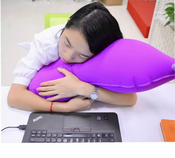 Compact Easy Inflatable Camping Pillow for Outdoor Travel Cooling Sleeping Feature