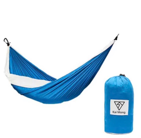 Outfitters Modern Portable Lightweight Nylon Double Camping Hammock Heavy Duty Tree Straps 300Kg Capacity Gym Outdoor Furniture