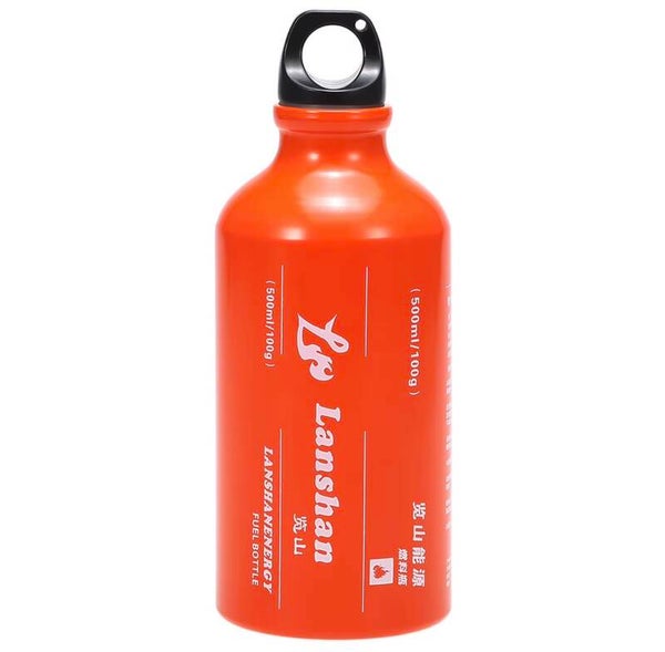 500ml Gasoline Fuel Bottle Petrol Kerosene Alcohol Liquid Gas Tank Fuel Storage Bottle for Outdoor Camping Multi Fuel Oil Stove