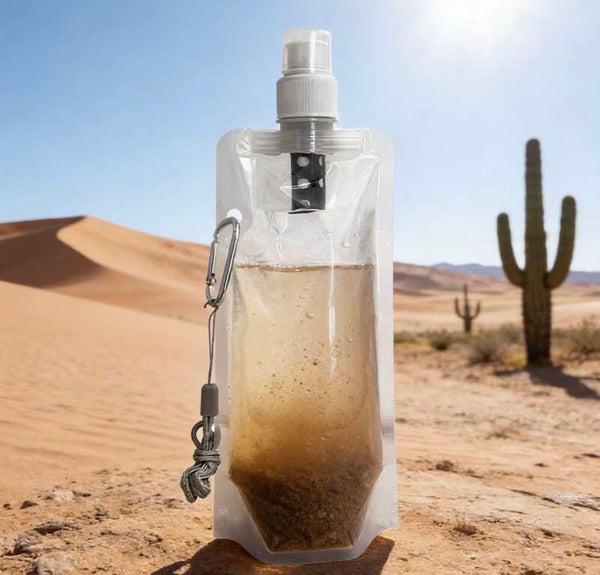 Hiking outdoor Portable Emergency Gravity Squeeze Water Filter Purifier Bag Camping for Water Camping