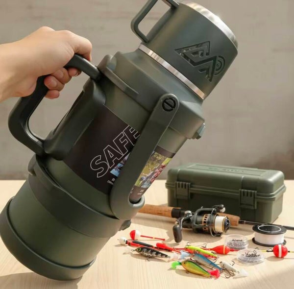 Large-Capacity Stainless Steel Double-Wall Vacuum Insulated Kettle 24-26h Long-Lasting Insulation Customizable