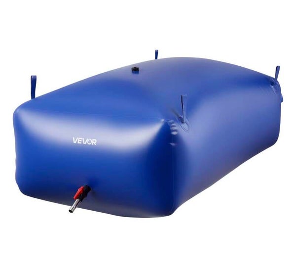 Large Capacity 264.2 Gallon Hydration Bladder Portable Collapsible Soft Water Storage Bag LeakProof and Tear Resistant
