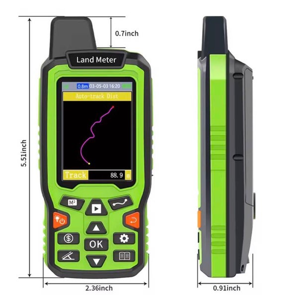 Zhoulin EM90 Handheld GPS for Land Surveying, Vehicle Mounted Measurement, and Acreage Surveying