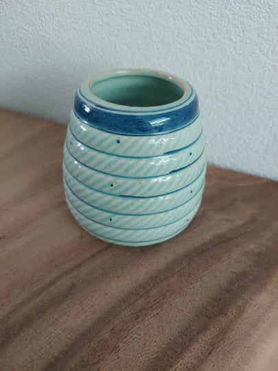 Delfts blauwe pot / vaas