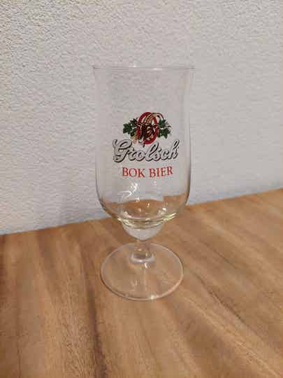 Bier glas: Grolsch Bokbier