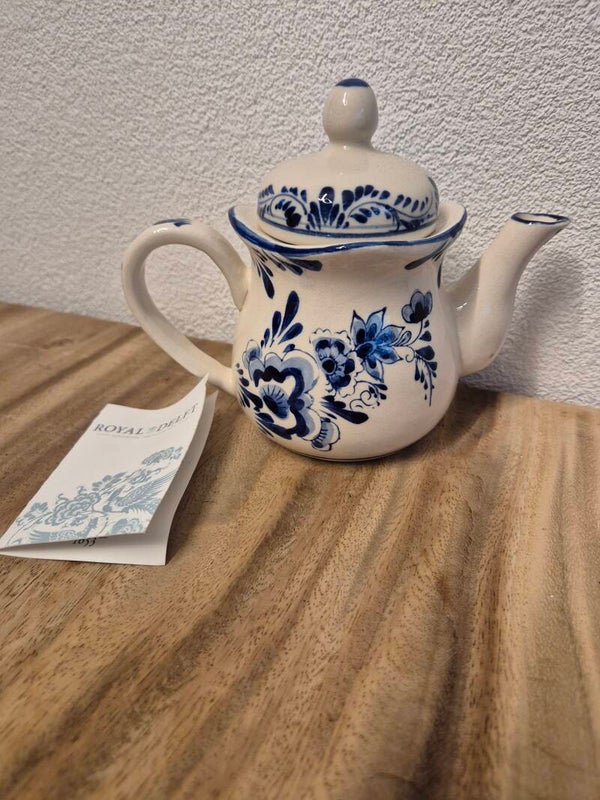 Delfts Blauw Theepotje Royal Delft