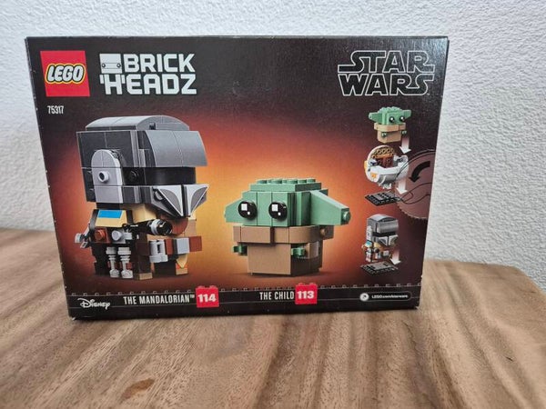 Lego Star Wars Brick Headz The Mandalorian & The Child #75317