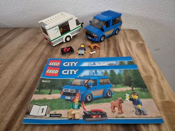 Lego City 60117 busje en caravan compleet