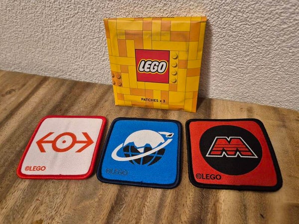 Nieuwe Lego patches voor op een jas, pet of tas