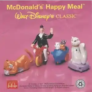 Vintage McDonalds Happy Meal: Disney Aristokatten nieuw