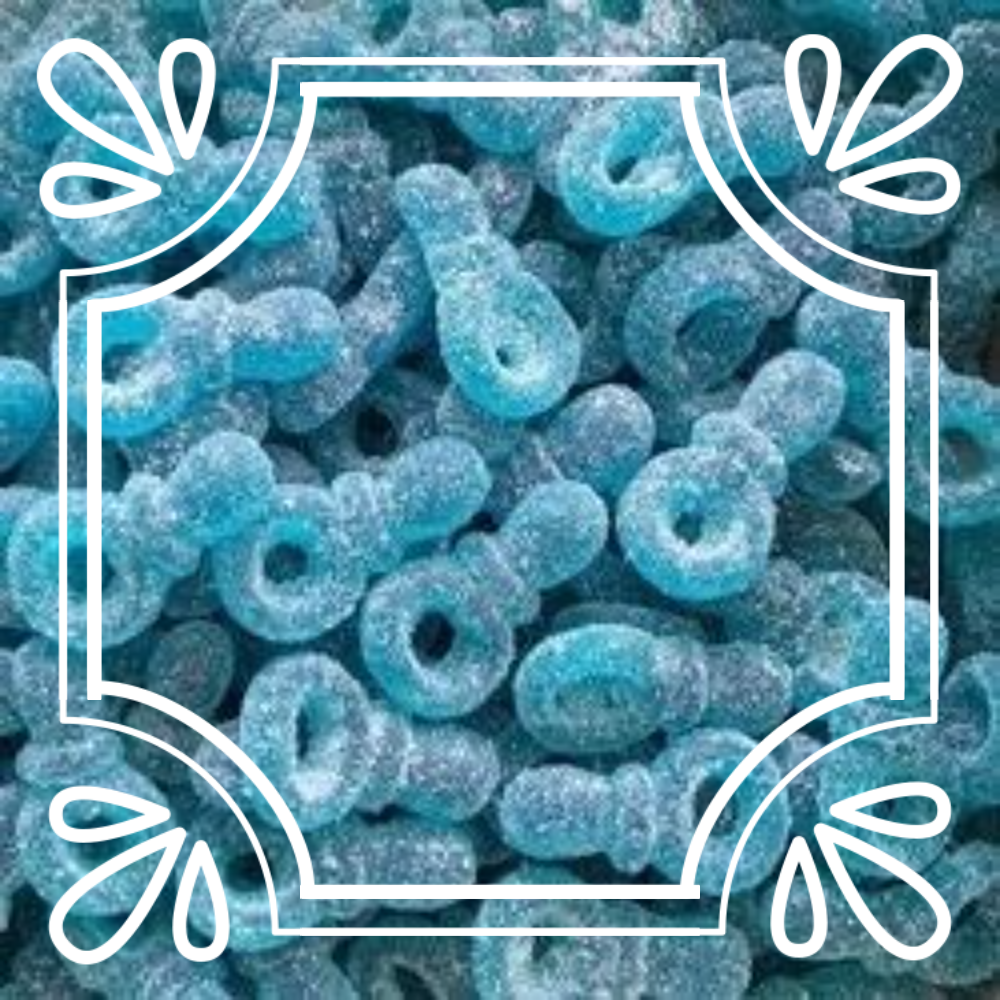0033 - TÉTINES BLEUES SUCRÉES FRAMBOISE