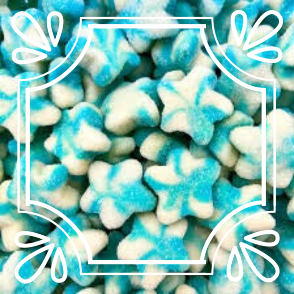 0014 - ÉTOILES TWIST BLEUES SUCRÉES