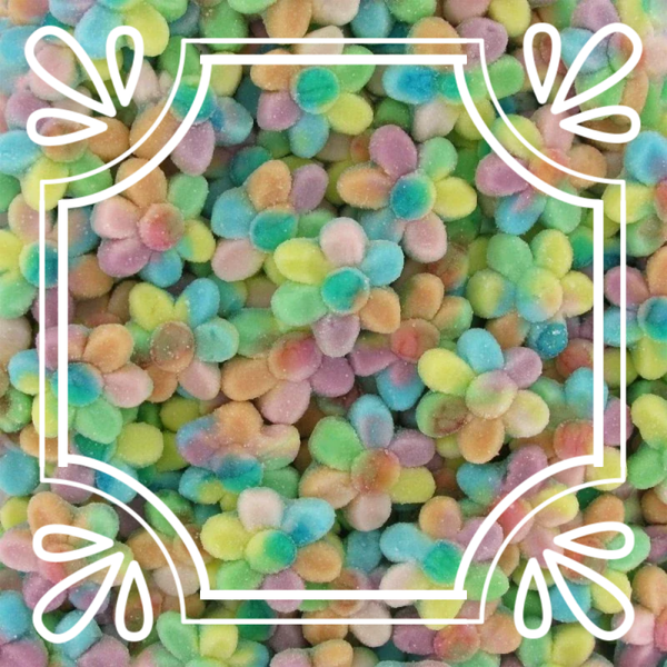 0010 - FLEURS MULTICOLORES SUCRÉES
