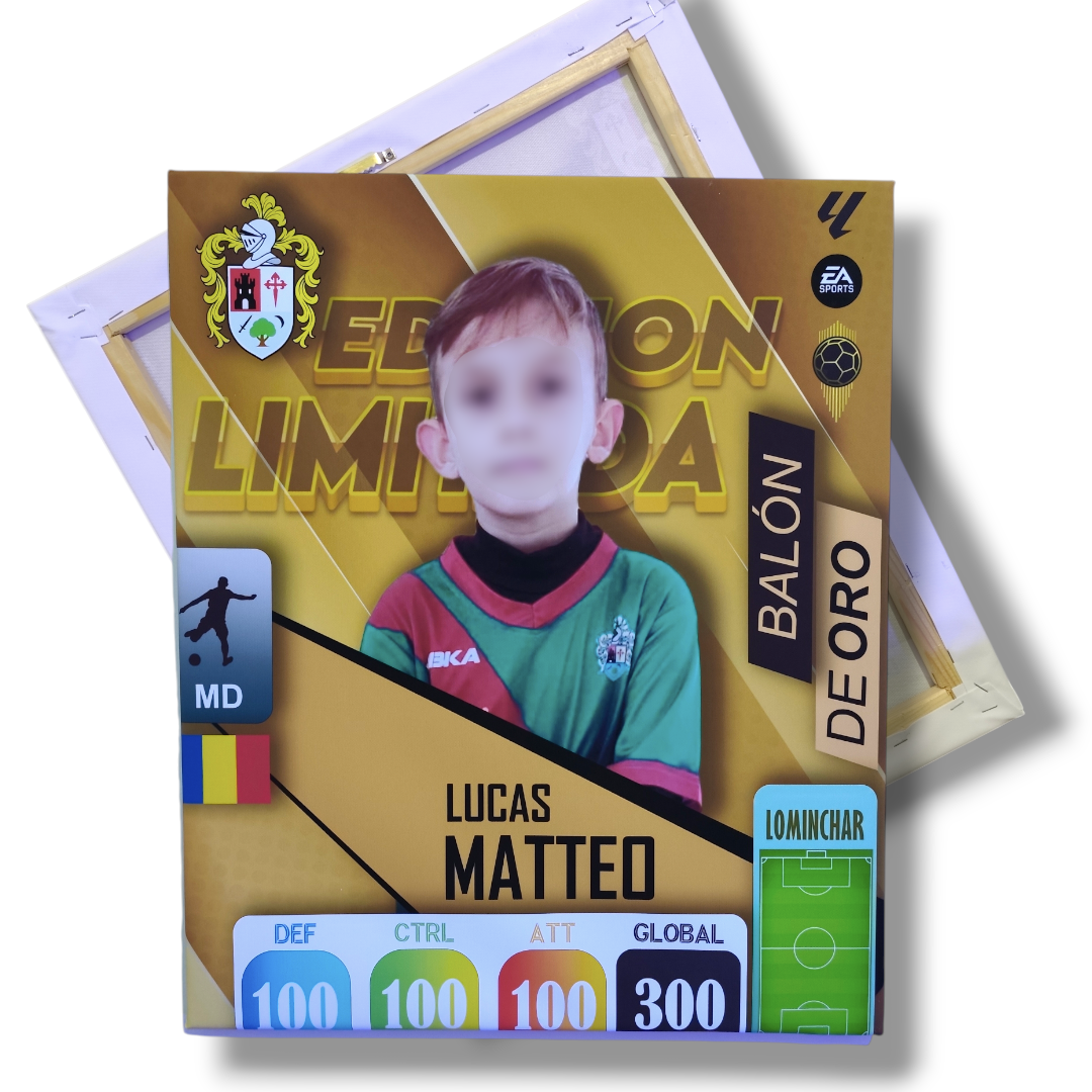 Cuadro de lienzo BALON DE ORO