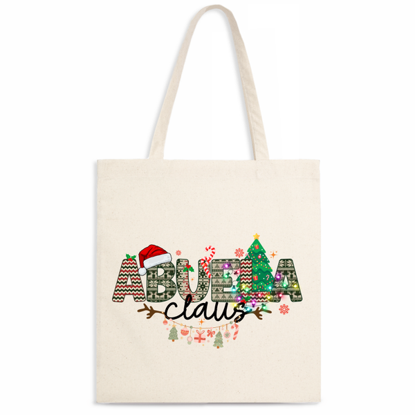 Totebag Navidad Familia | Bolsa de Algodón Navideña