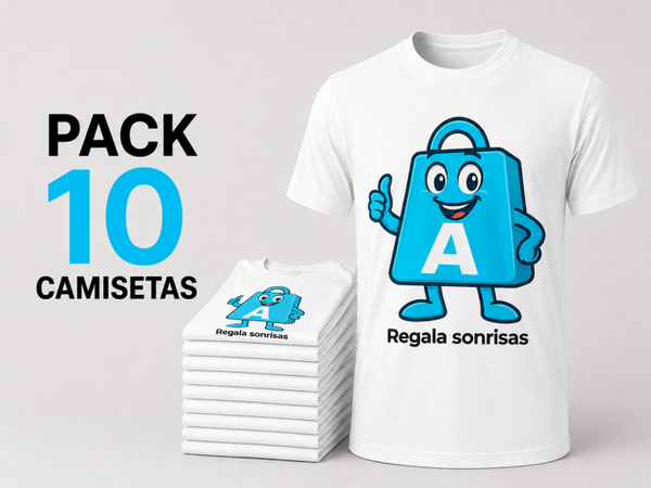 Pack 10 Camisetas Diseño grande