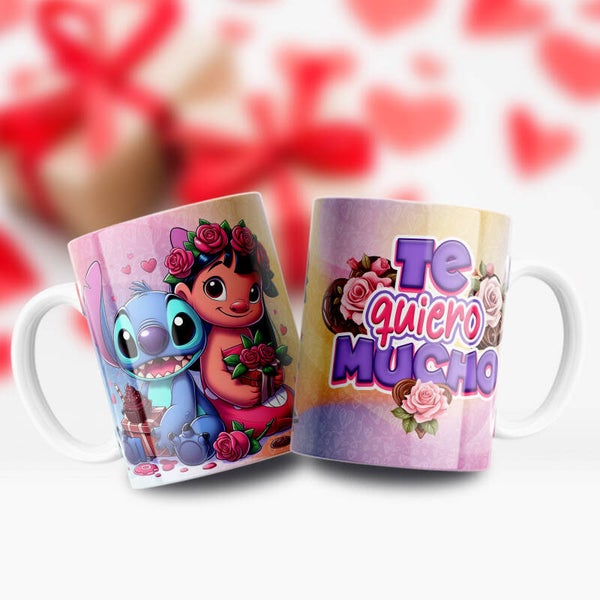 Taza STITCH AMOR