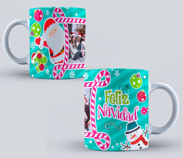Taza de Navidad Personalizada con Foto – Regalo Original