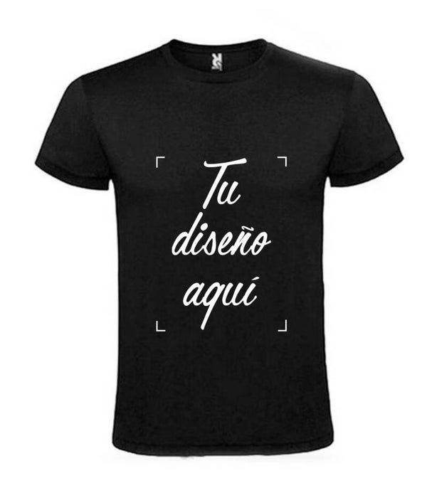 Camiseta negra 155g