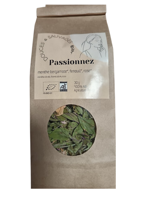 Infusion Bio "Passionnez" – Douces & Sauvages