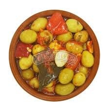 Olive Cassée Piquante pots de 250gr