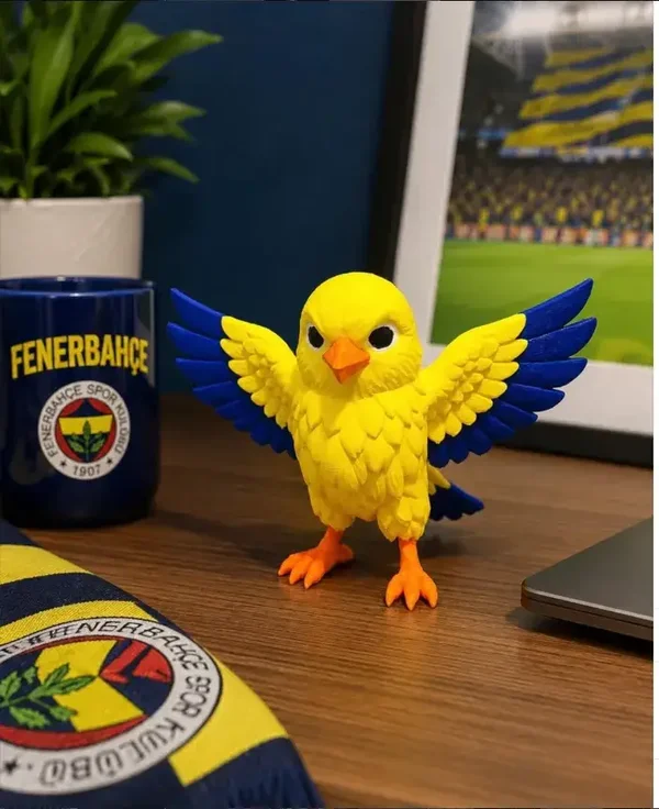 Fenerbahce Kanarienvogel Schlüsselanhänger