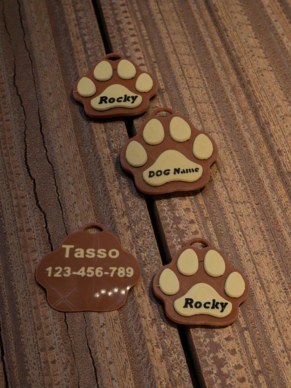 Personalisierbarer Hunde Anhänger