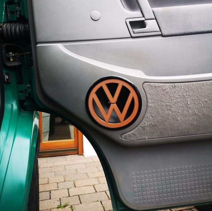 VW T4 Türlautsprecherabdeckung mit VW-Logo