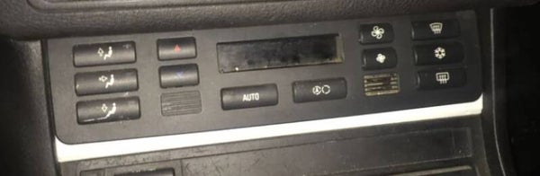 BMW E46 Klima Dual-DIN Adapter Lip | 3D-gedruckt aus PETG – perfekte Passform für Radio-Umbau
