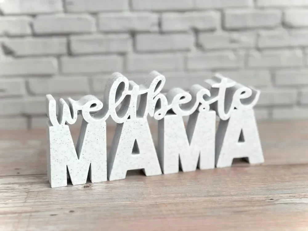 Weltbeste Mama / Weltbester Papa – Deko-Schriftzug