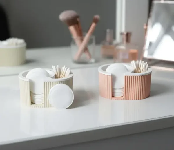 Moderner Toiletten-Organizer im Japandi-Stil
