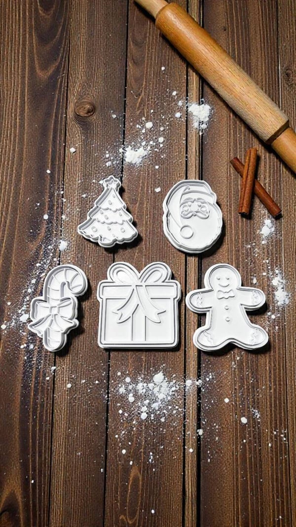 5er Weihnachts Ausstecher Set