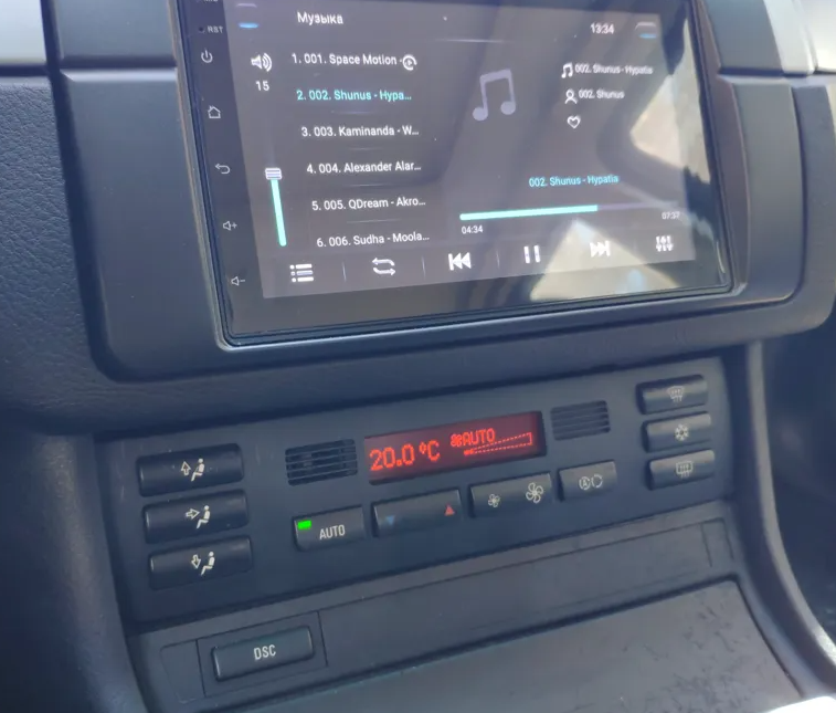 BMW E46 Doppel-DIN-Klimaanlagen-Verlegungsrahmen