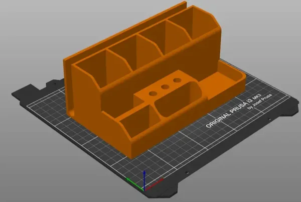 Schreibtisch-Organizer mit Brieffach und Stiftebereich – 200 mm