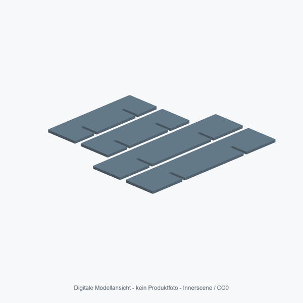 Schubladenteiler – 4-teiliges Steckset, 180 und 120 mm