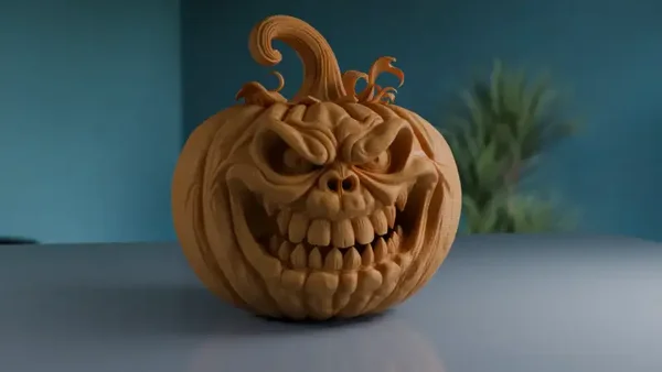 Monster Halloween Kürbis