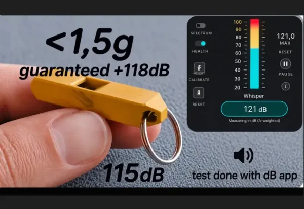 Mini-Pfeife kompakt & extra laut