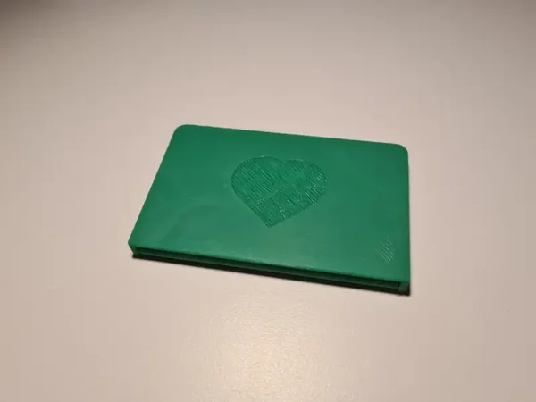 Visitenkarten-Etui zum Aufklappen