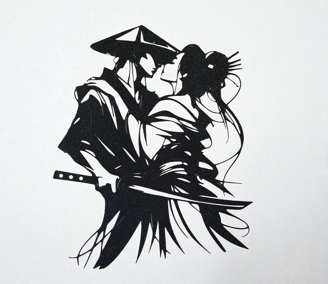 Japanisches Paar- Wand Deko