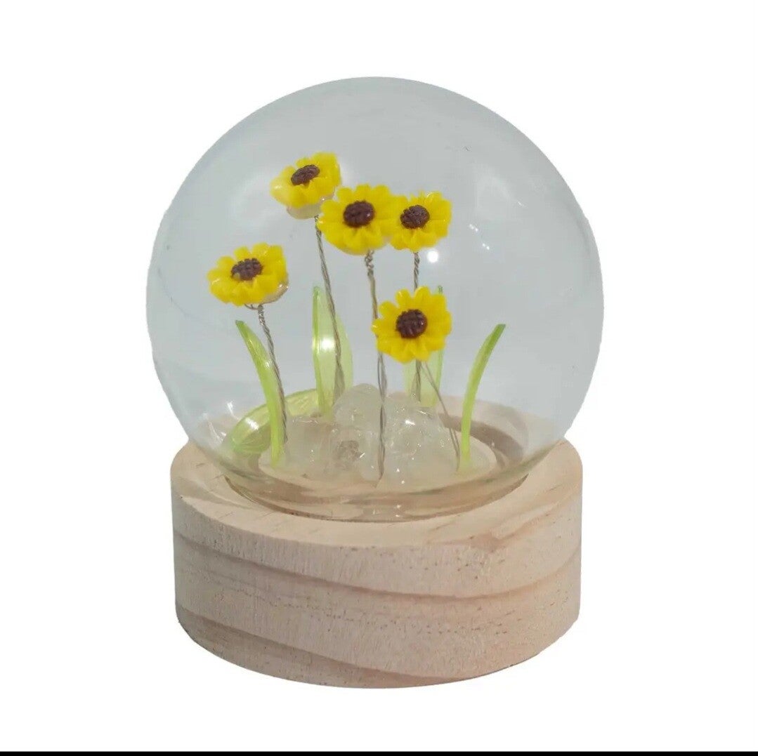 Lichtkoepel 5 zonnebloemen