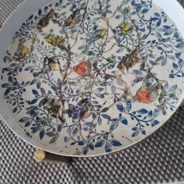 Plateau klein vogels