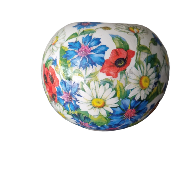 Kleine bolvaas weidebloemen