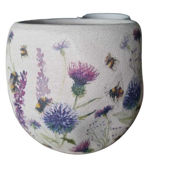 Grote pot hommel lavendel