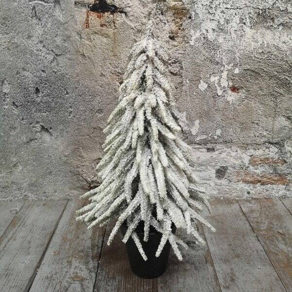 kerstboom in pot snowfinish H39cm