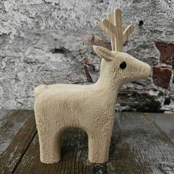 rendier staand 16x12cm